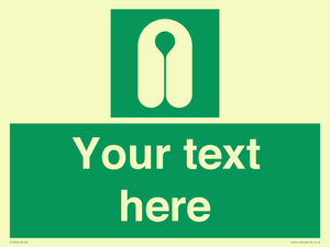 Custom sign safe condition Lifejacket